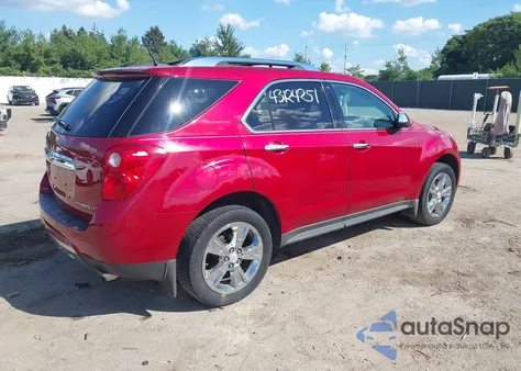 2013 Chevrolet Equinox Ltz z USA, uszkodzony, nr VIN 2GNFLGE39D6237717